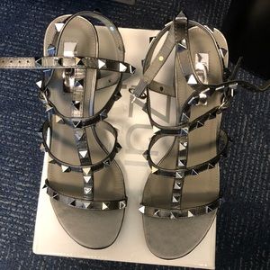 Studded Block Heel